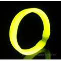 yellow wide glow bracelet